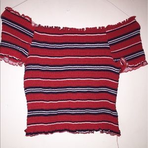 Off The Shoulder Crop Top